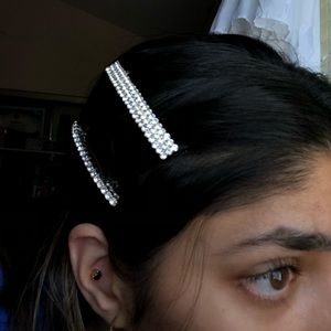 Jeweled Hair clips set of 2
